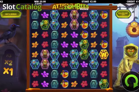 Οθόνη2. Attack of the Zombees WildEnergy Κουλοχέρης