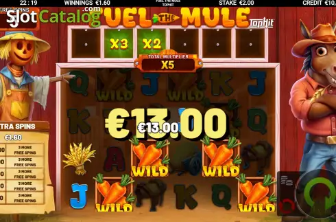 Οθόνη3. Fuel the Mule TopHit Κουλοχέρης