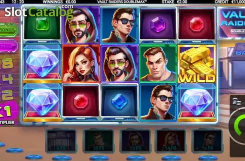 Οθόνη2. Vault Raiders DoubleMax Κουλοχέρης