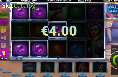 Οθόνη3. Vault Raiders DoubleMax Κουλοχέρης