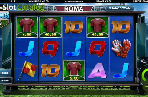 Οθόνη2. Soccerbet Legends Κουλοχέρης 