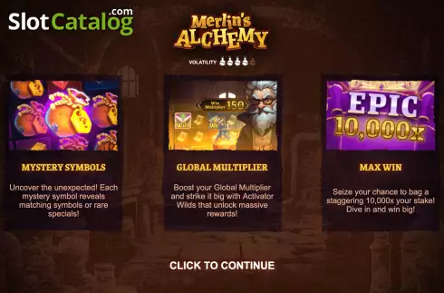 Οθόνη2. Merlin's Alchemy Κουλοχέρης 