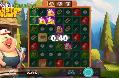 Οθόνη4. Piggy Cluster Hunt Κουλοχέρης