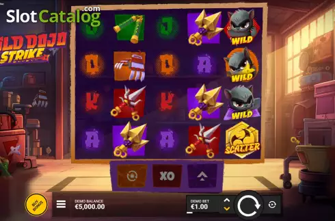 Οθόνη3. Wild Dojo Strike Κουλοχέρης 