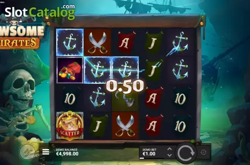 Οθόνη4. Jawsome Pirates Κουλοχέρης