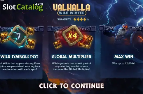 Οθόνη2. Valhalla Wild Winter Κουλοχέρης