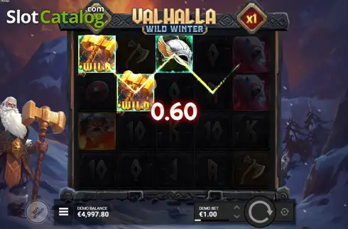 Οθόνη4. Valhalla Wild Winter Κουλοχέρης