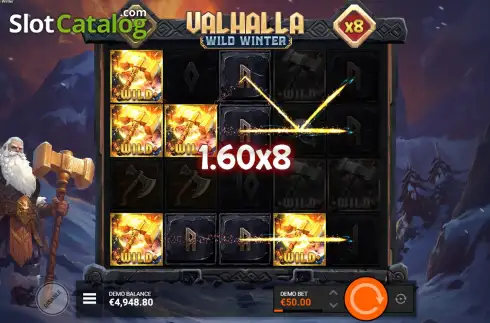 Οθόνη6. Valhalla Wild Winter Κουλοχέρης