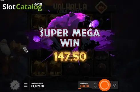 Οθόνη8. Valhalla Wild Winter Κουλοχέρης