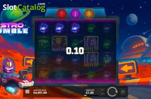 Οθόνη4. Astro Rumble Κουλοχέρης