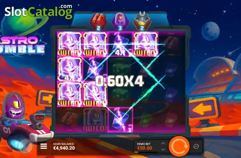 Οθόνη6. Astro Rumble Κουλοχέρης