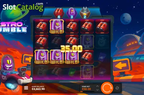 Οθόνη8. Astro Rumble Κουλοχέρης