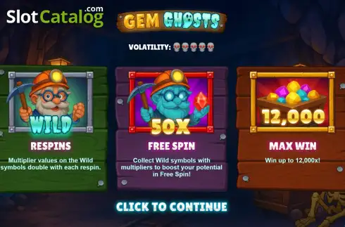 Οθόνη2. Gem Ghosts Κουλοχέρης