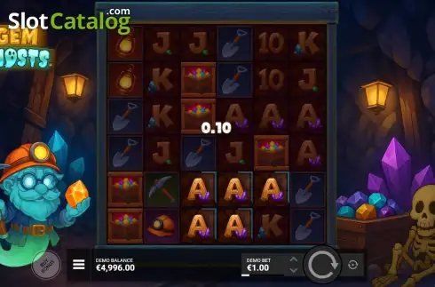 Οθόνη3. Gem Ghosts Κουλοχέρης