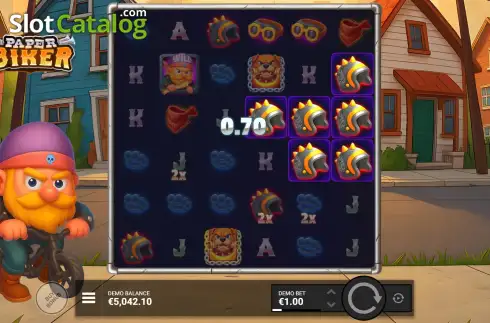 Οθόνη5. Paper Biker Κουλοχέρης