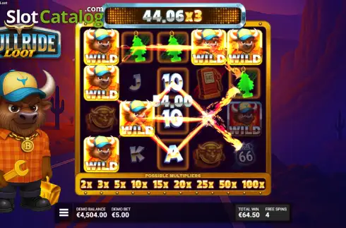 Οθόνη3. Bullride Loot Κουλοχέρης