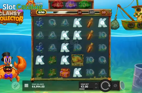 Οθόνη3. Clawsy Collector Κουλοχέρης