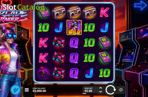 Οθόνη2. Arcade Raider Κουλοχέρης 