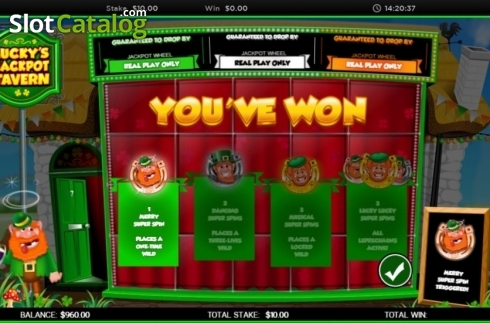 Οθόνη7. Luckys Jackpot Tavern Κουλοχέρης
