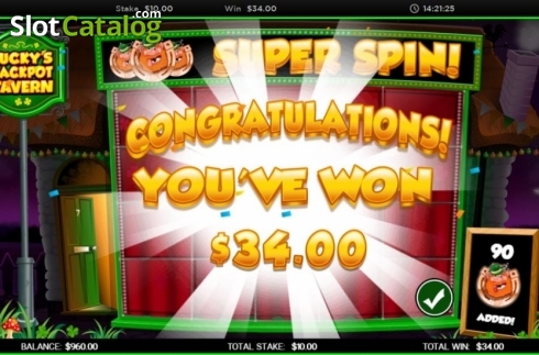 Οθόνη8. Luckys Jackpot Tavern Κουλοχέρης
