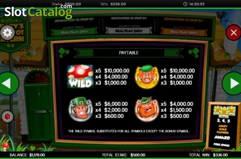 Οθόνη9. Luckys Jackpot Tavern Κουλοχέρης