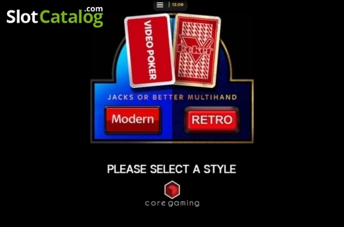 Οθόνη2. Video Poker (CORE Gaming) Κουλοχέρης