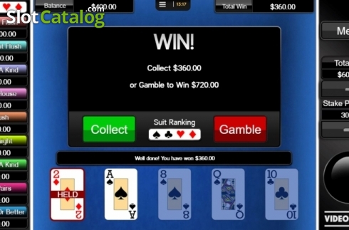 Οθόνη5. Video Poker (CORE Gaming) Κουλοχέρης