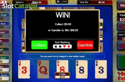 Οθόνη9. Video Poker (CORE Gaming) Κουλοχέρης