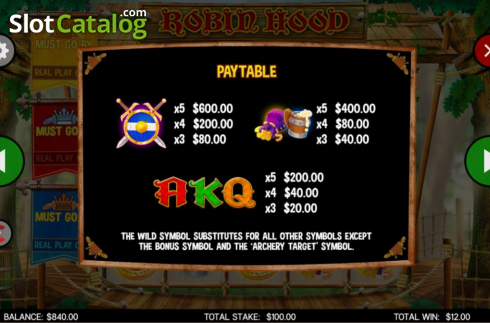 Οθόνη8. Robin Hood (CORE Gaming) Κουλοχέρης