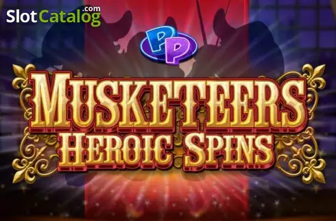 Musketeers Heroic Spins Λογότυπο