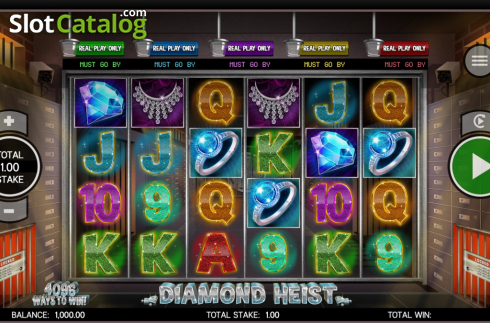 Οθόνη2. Diamond Heist Κουλοχέρης