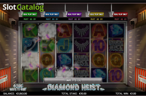 Οθόνη4. Diamond Heist Κουλοχέρης
