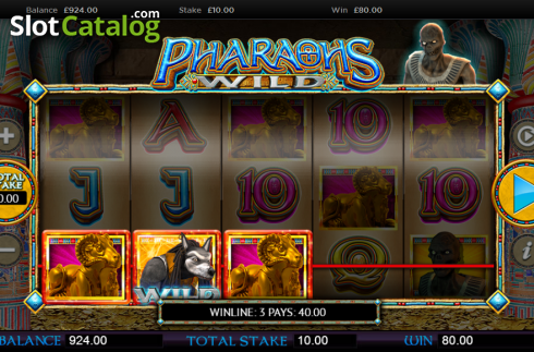 Οθόνη 4. Pharaohs Wild Κουλοχέρης