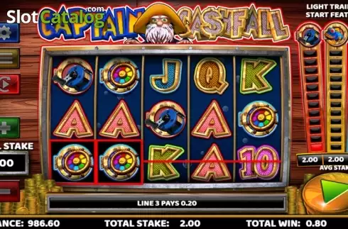 Οθόνη 2. Captain Cashfall Κουλοχέρης