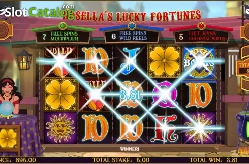 Οθόνη3. Rosella: Lucky Fortune Κουλοχέρης