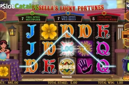 Οθόνη4. Rosella: Lucky Fortune Κουλοχέρης