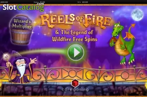 Reels of Fire Λογότυπο Reels of Fire Λογότυπο