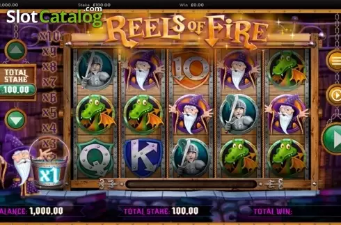 Οθόνη4. Reels of Fire Κουλοχέρης