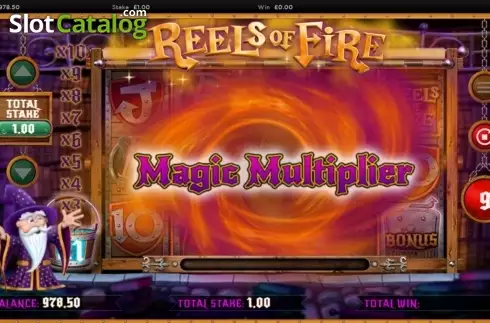 Οθόνη7. Reels of Fire Κουλοχέρης