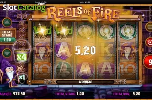 Οθόνη8. Reels of Fire Κουλοχέρης