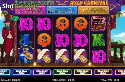 Οθόνη3. Balthazar's Wild Carnival Κουλοχέρης 