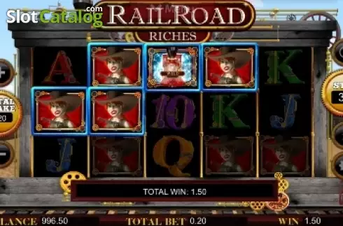 Οθόνη3. Railroad Riches Κουλοχέρης