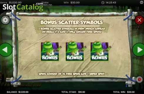 Οθόνη8. Frog of Fortune Κουλοχέρης