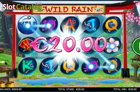 Οθόνη4. Wild Rain Κουλοχέρης