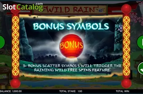 Οθόνη6. Wild Rain Κουλοχέρης