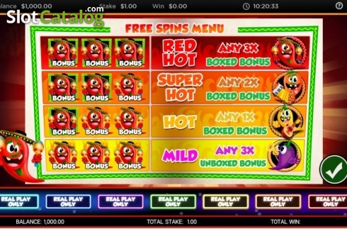 Οθόνη4. Red Hot Chilli Steppa Κουλοχέρης