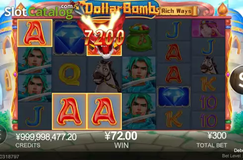 Οθόνη4. Dollar Bomb Κουλοχέρης