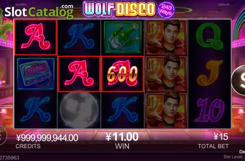 Οθόνη4. Wolf Disco Κουλοχέρης