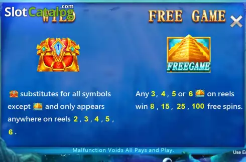 Οθόνη5. King of Atlantis (CQ9Gaming) Κουλοχέρης