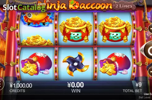 Οθόνη2. Ninja Raccoon Κουλοχέρης